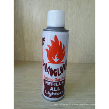 Fabricant de remplissage de gaz de briquet de cigarette de 300ml Chine